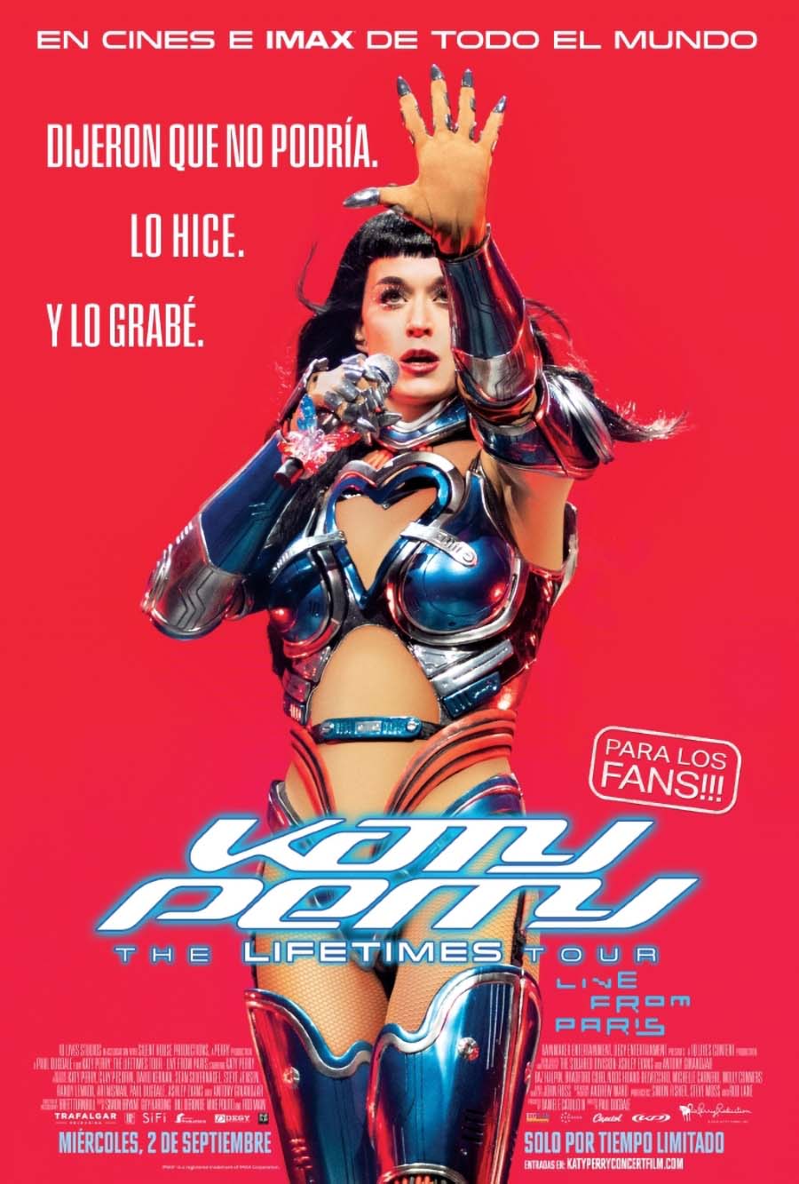 Póster de Katy Perry: The Lifetimes Tour - Live from Paris