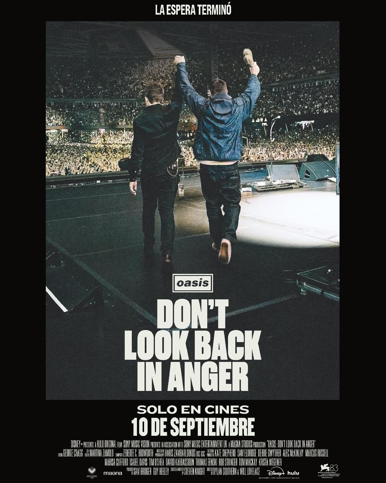 Póster de Oasis: Don't Look Back in Anger
