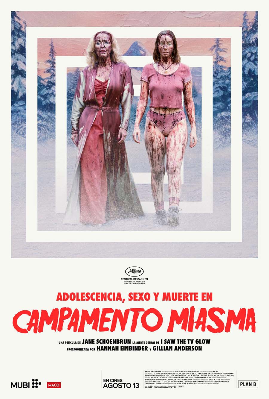 Póster de Adolescencia, Sexo y Muerte en Campamento Miasma