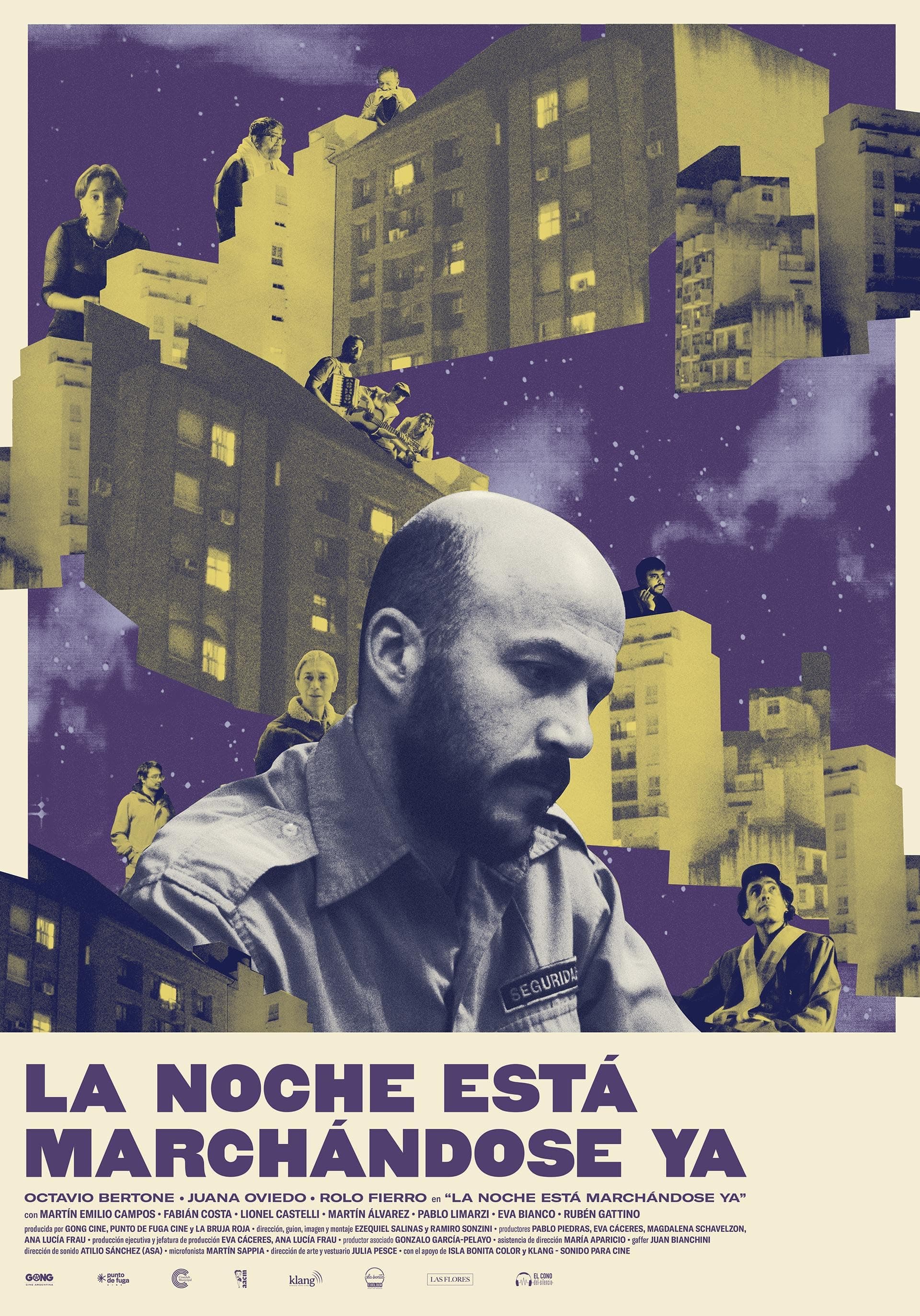 Póster de La noche está marchandose ya