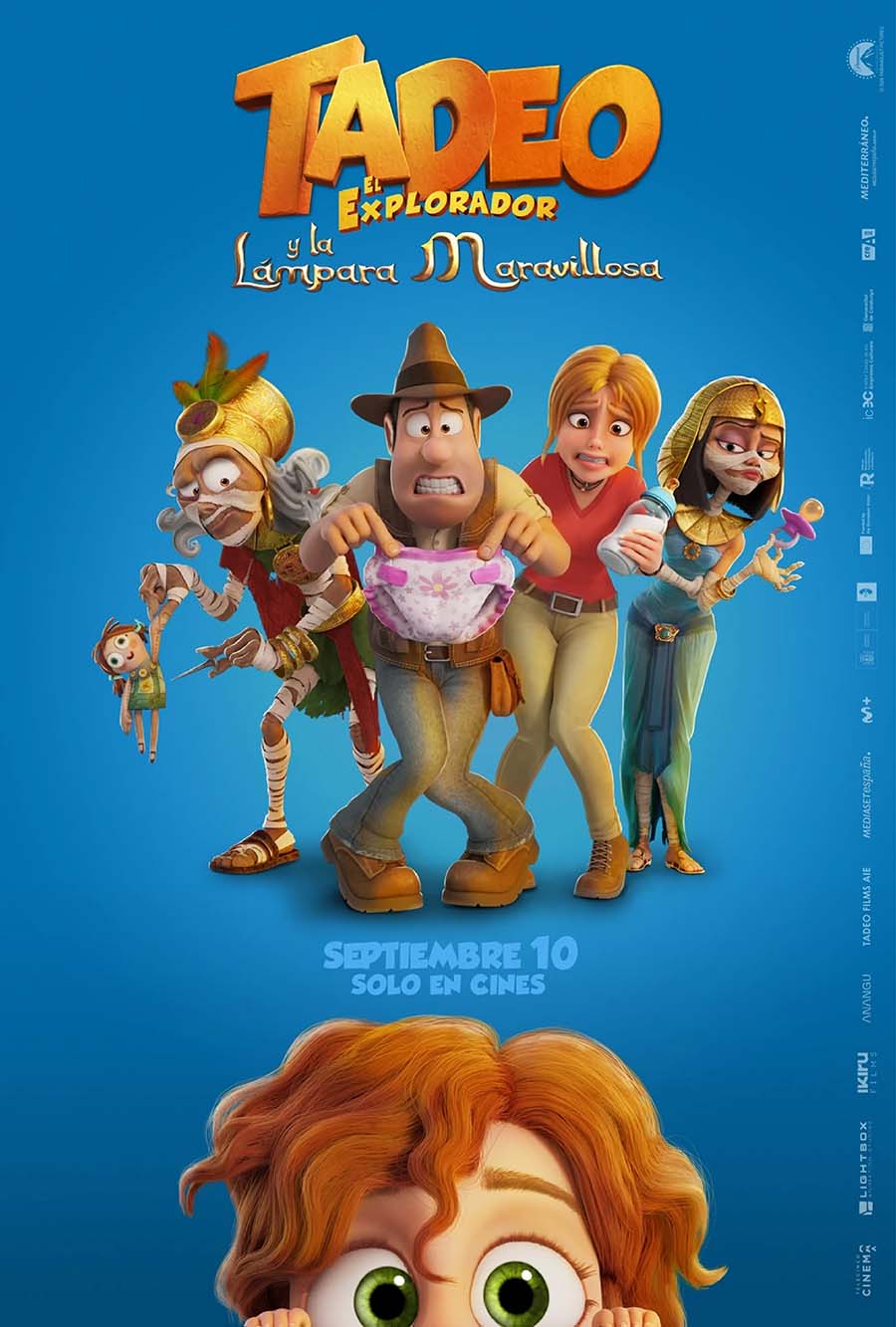 Póster de Tadeo el explorador y la lámpara maravillosa
